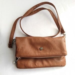 Grace Adele Brown Crossbody Purse
